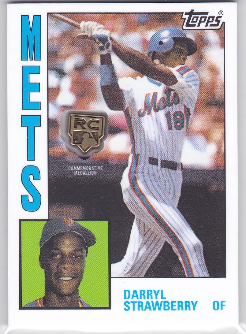 2020 TOPPS DARRYL STRAWBERRY ROOKIE CARD RETROSPECTIVE RC LOGO