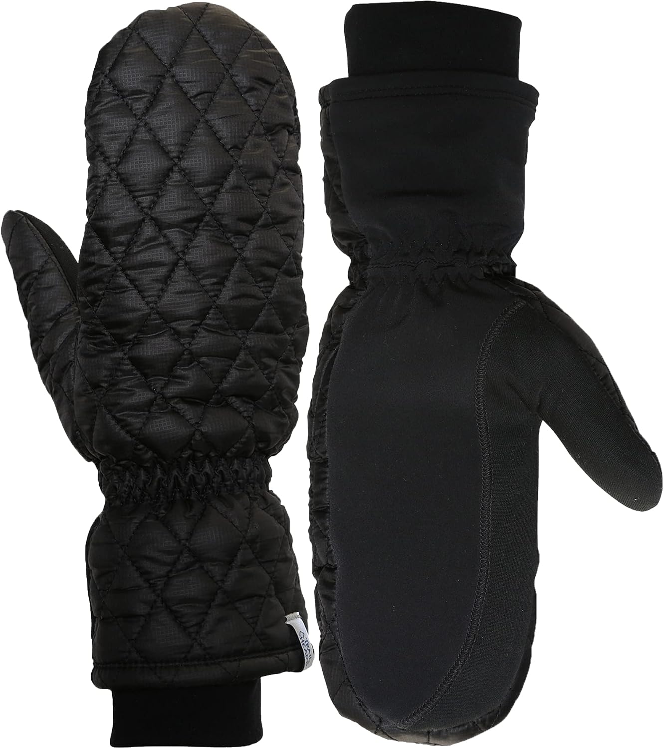 TrailHeads Touchscreen Quilted Running Mittens for Women | Insulated Hand Protection
