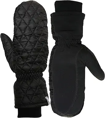 TrailHeads Touchscreen Quilted Running Mittens for Women | Insulated …