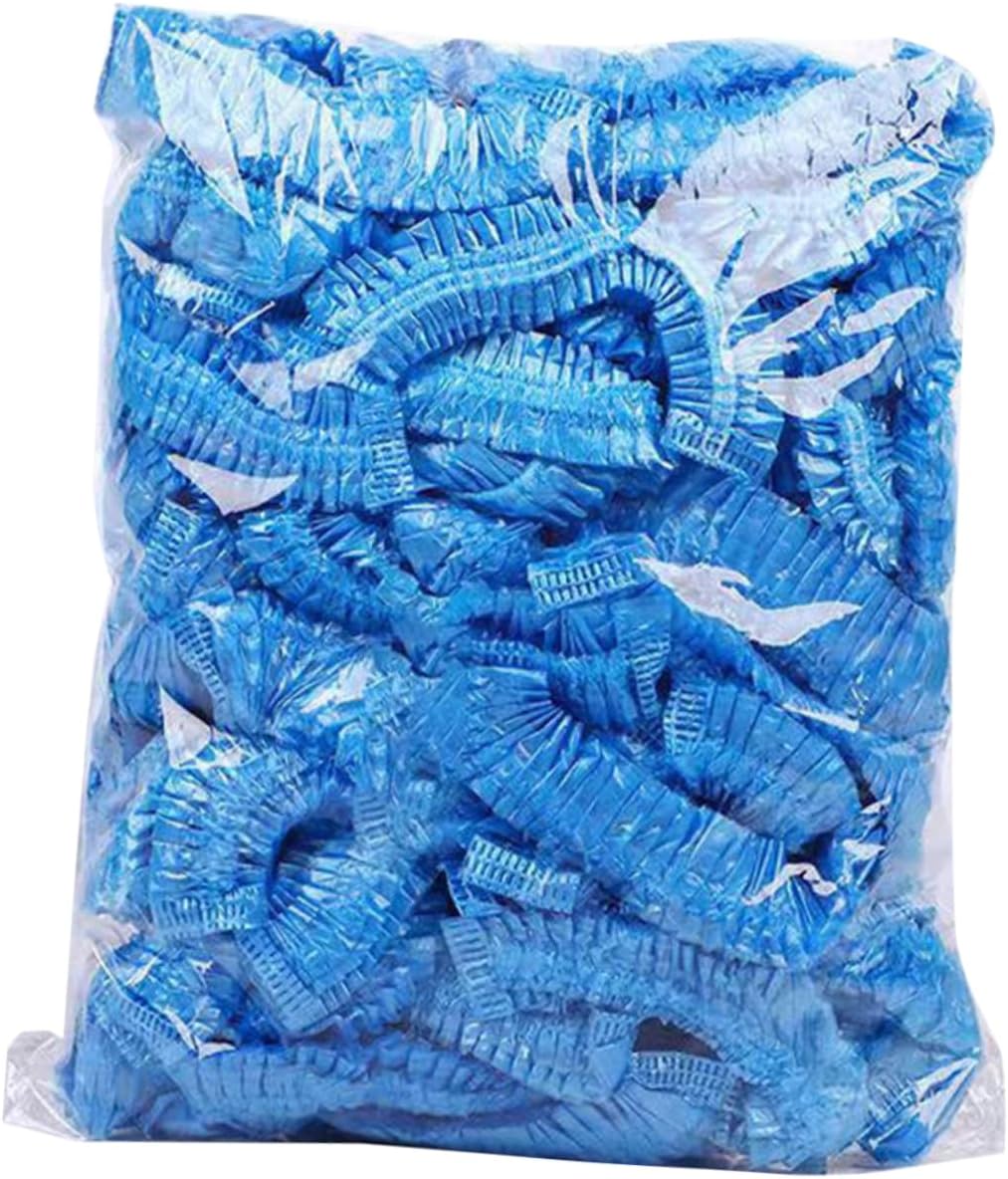 200pcs Disposable Non-slip Shoe Covers Dustproof Booties for Indoor Use Durable Pe Material Easy to Wear and Dispose Essential Accessory for Home and Work