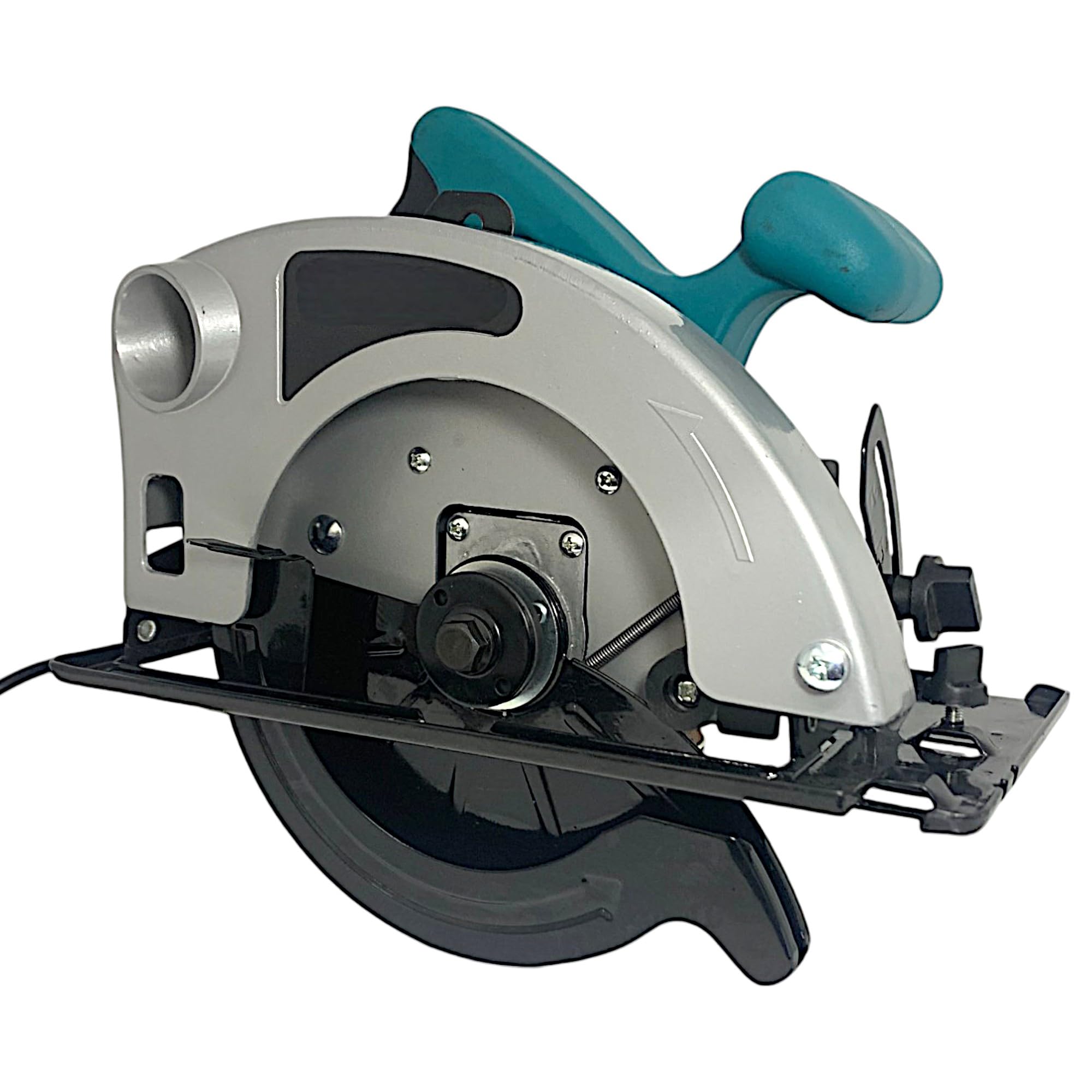 Sega Circolare 185mm 1600W a immersione profondità di Taglio Regolabile 45° (42mm) 90° (65mm) 4500 Giri/min ideale per legno, metallo morbido, piastrelle e PVC