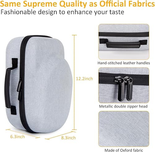 Miniatura 4 de wonlince Hard Carrying Case for Meta Quest 3Compatible Meta Quest 3 accessory with ELITE headband, touch controller and other accessoriesStylish