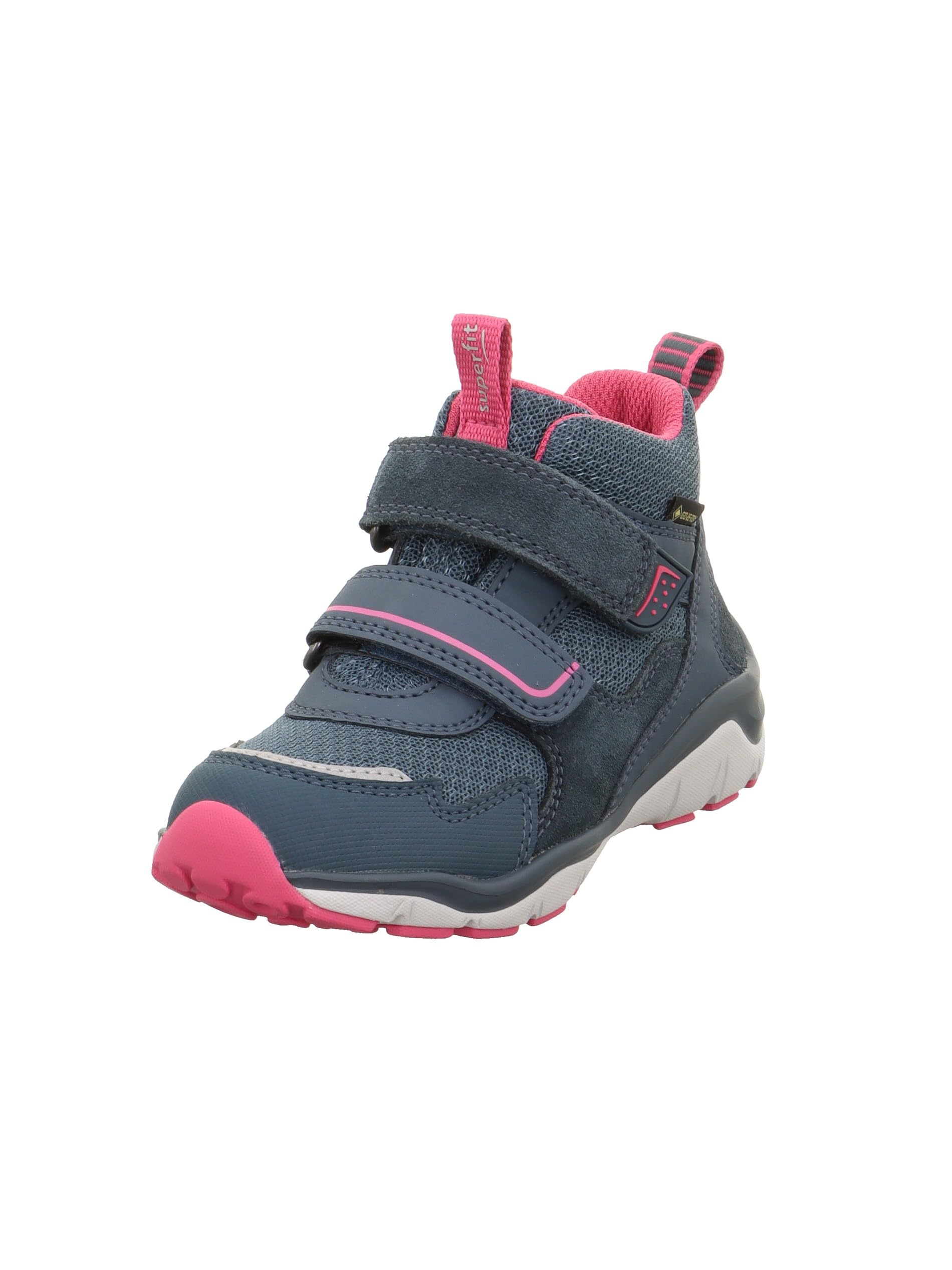 Superfit Girls' SPORT5 Lightly Lined Gore-Tex Trainers, Blue Pink 8070, 5.5 UK Child