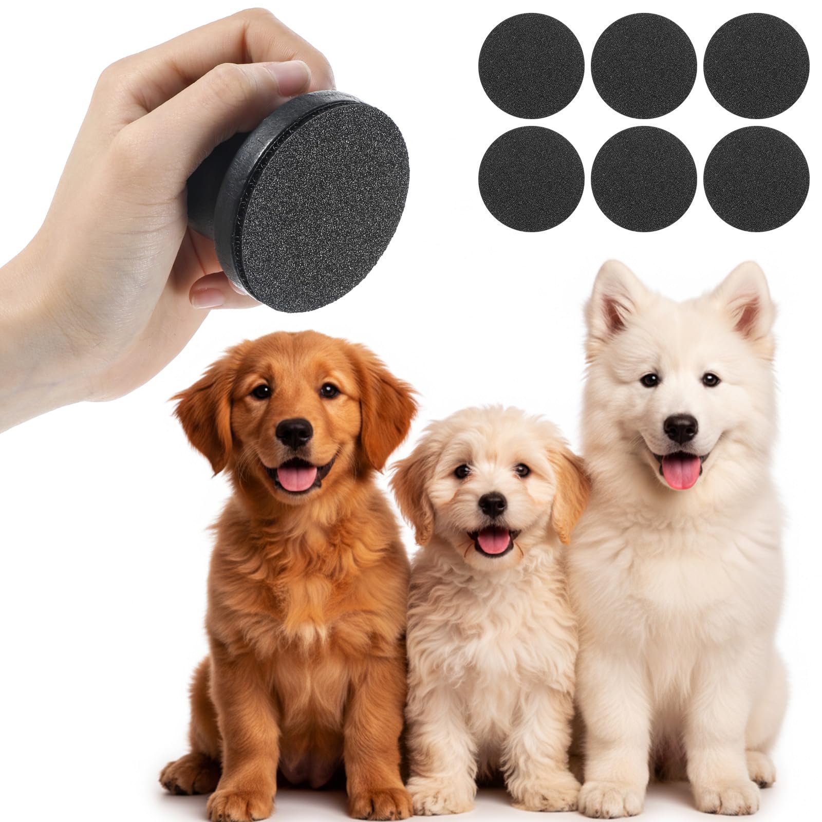 Dog Nail File with 6Pcs Replaceable Filing Disc