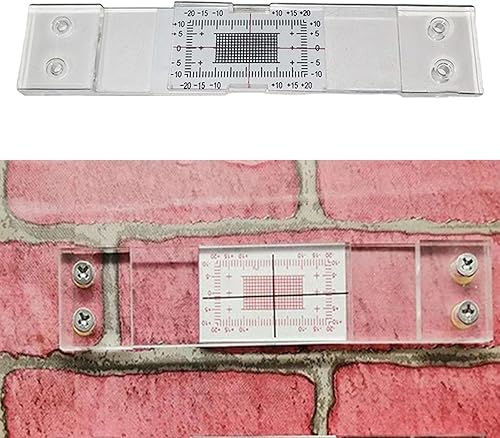 Miniatura 4 de Yuly Monitor de grietas de construcción de alta resistencia para mampostería de hormigón y estuco, medidor de grietas de medición de grietas