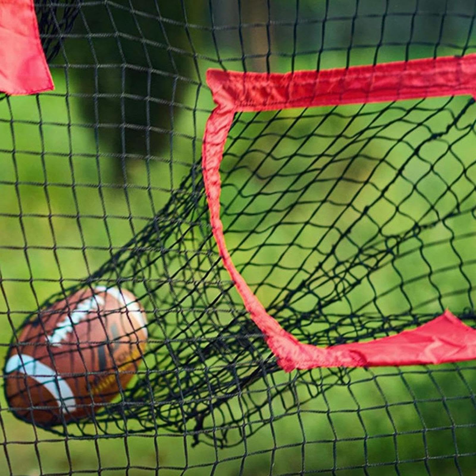 Rete da Lancio per Football, Rete da Allenamento per Calcio, Rugby, Softball, Reti per Esercitazioni con 5 Bersagli, in Poliestere E Tessuto Oxford, Rete Senza Nodi a 7 Strati da 1,75''