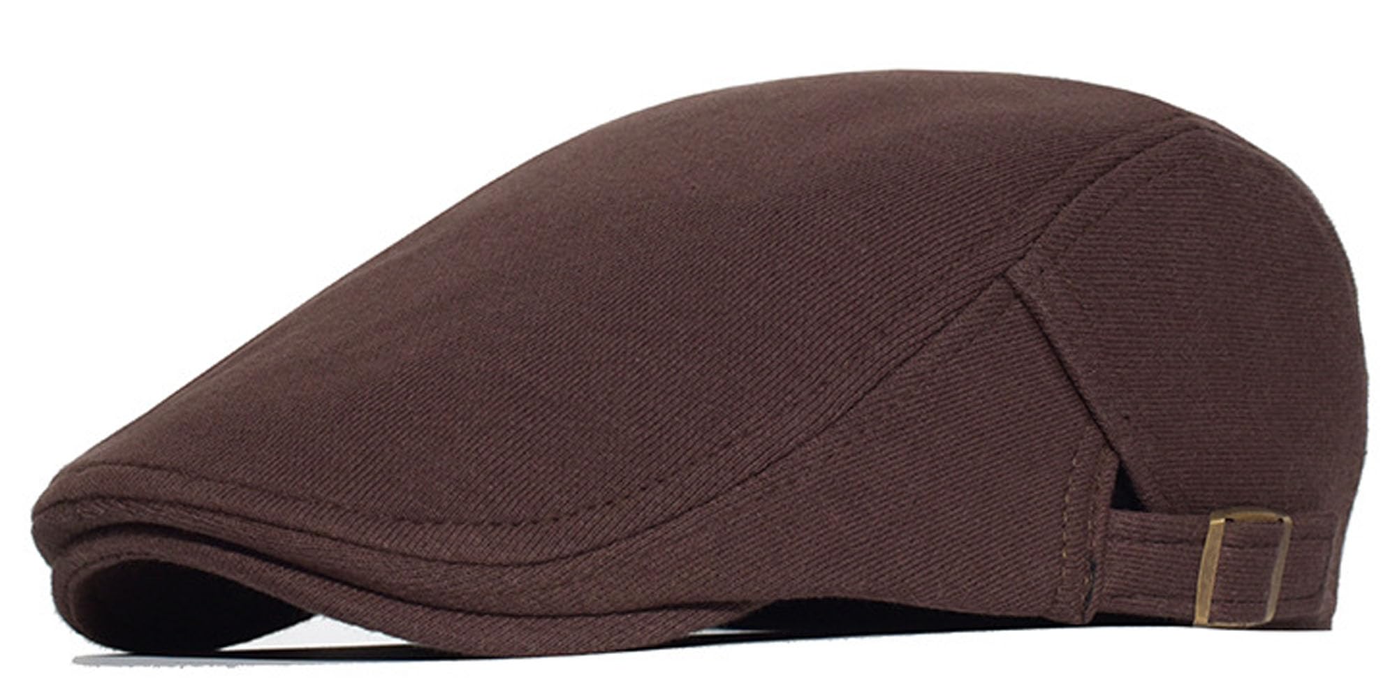 Babahu Men's A-Coffee Newsboy Cap Gatsby Flat Cap Lvy Irish Hats Driving Cabbie Hunting Cap