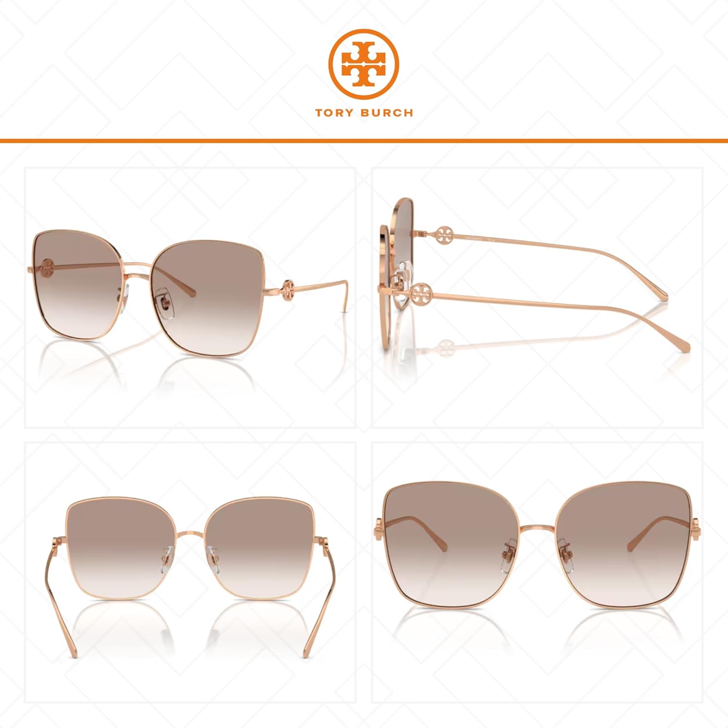 Tory Burch TY6106D Cateye Sunglasses for Women +BUNDLE with ACCESSORY EYEWEAR KIT - Image 3