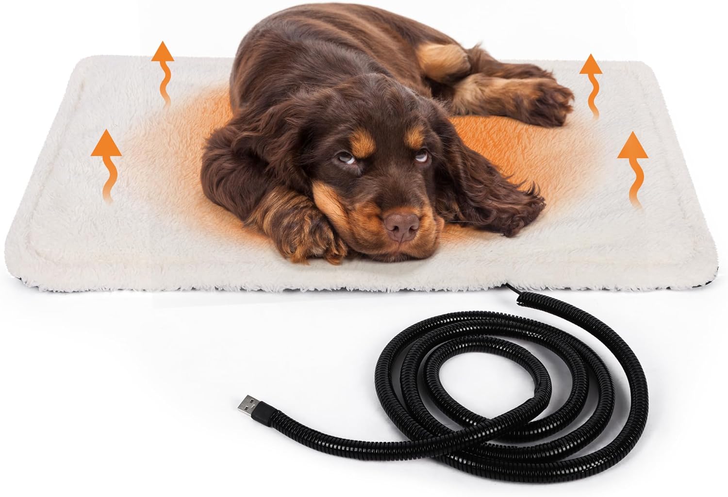 Kaket Pet Heating Pad Electric 55 x 35 CM, Small Anti Chew Electric Pet