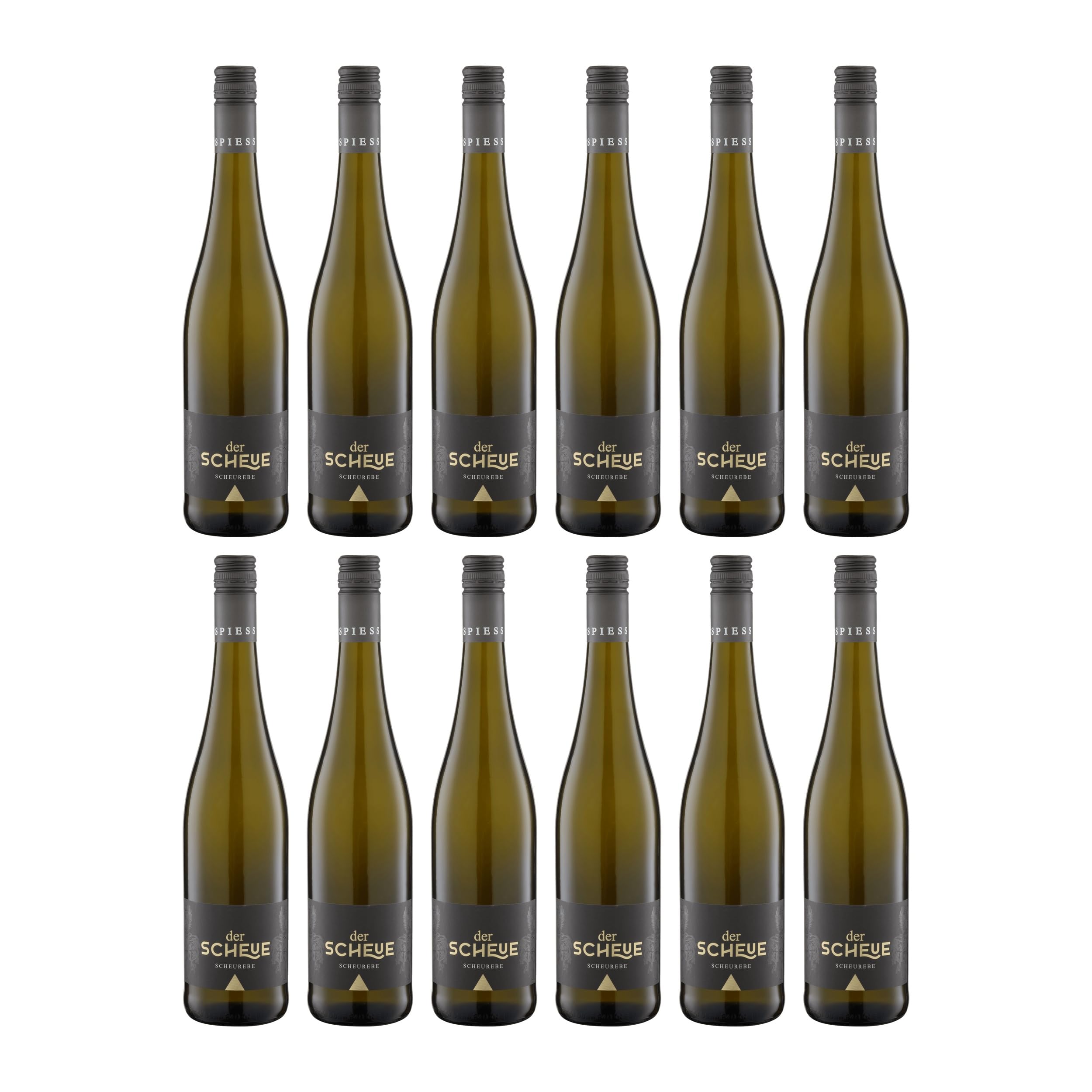 Weingut Spiess Scheurebe Der Scheue fruchtig Weisswein Weiss Süss Deutschland inkl. FeinWert E-Book (12 x 0.75 l)