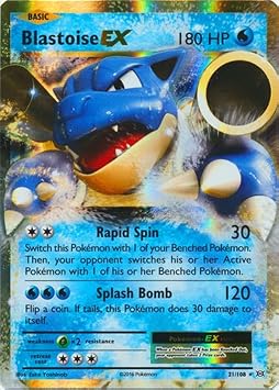 البوكيمون - Blastoise-EX 21/108 - XY Evolutions - Holo