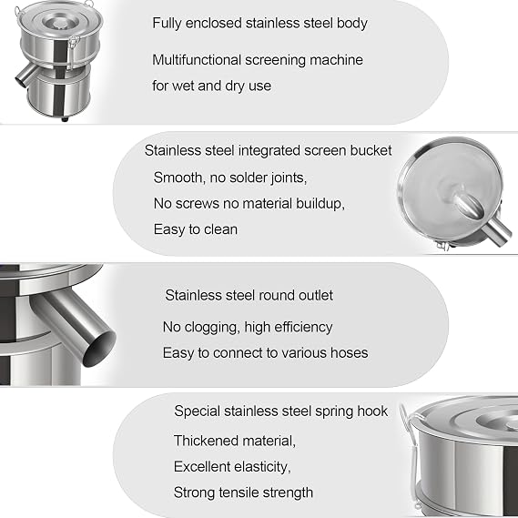 Automatic Powder Sieving Machine, Tabletop Automatic Powder Sieving Machine, Electric Flour Sieving Machine