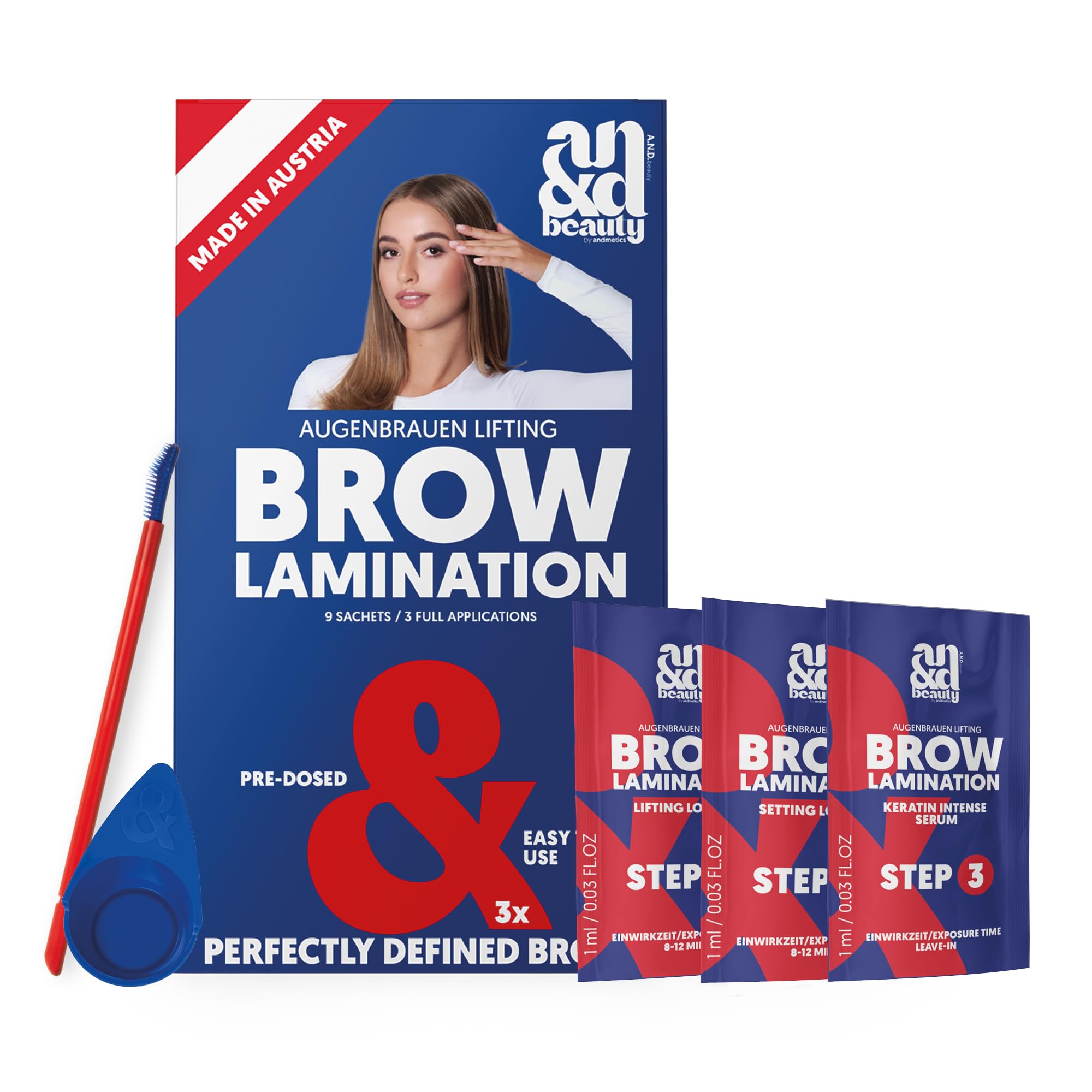 ANDbeauty Brow - Kit di laminazione per sopracciglia - Pro Lifting a casa