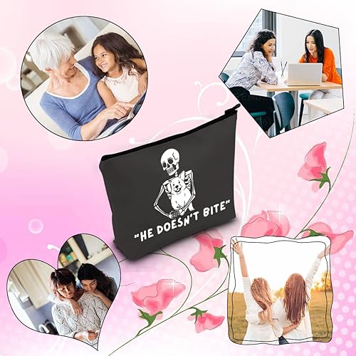 Miniatura 6 de TSOTMO Veterinario Recepcionista Regalo Vet He Don't Bite Bag Enfermera Regalo de agradecimiento Veterinario Med Graduado Regalo Esqueleto Regalo,