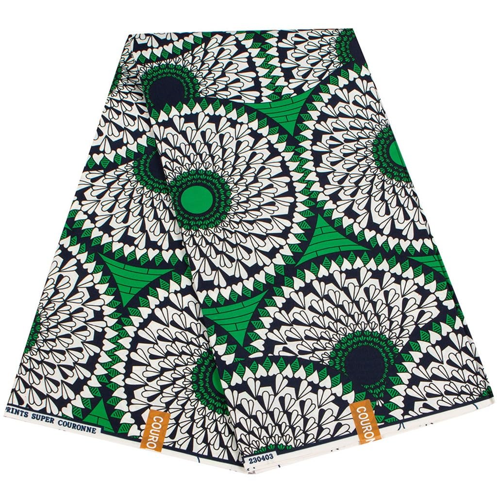 Tessuto da stampa batik in stile nazionale africano Dacron. Panno cerato con motivi fronte-retro