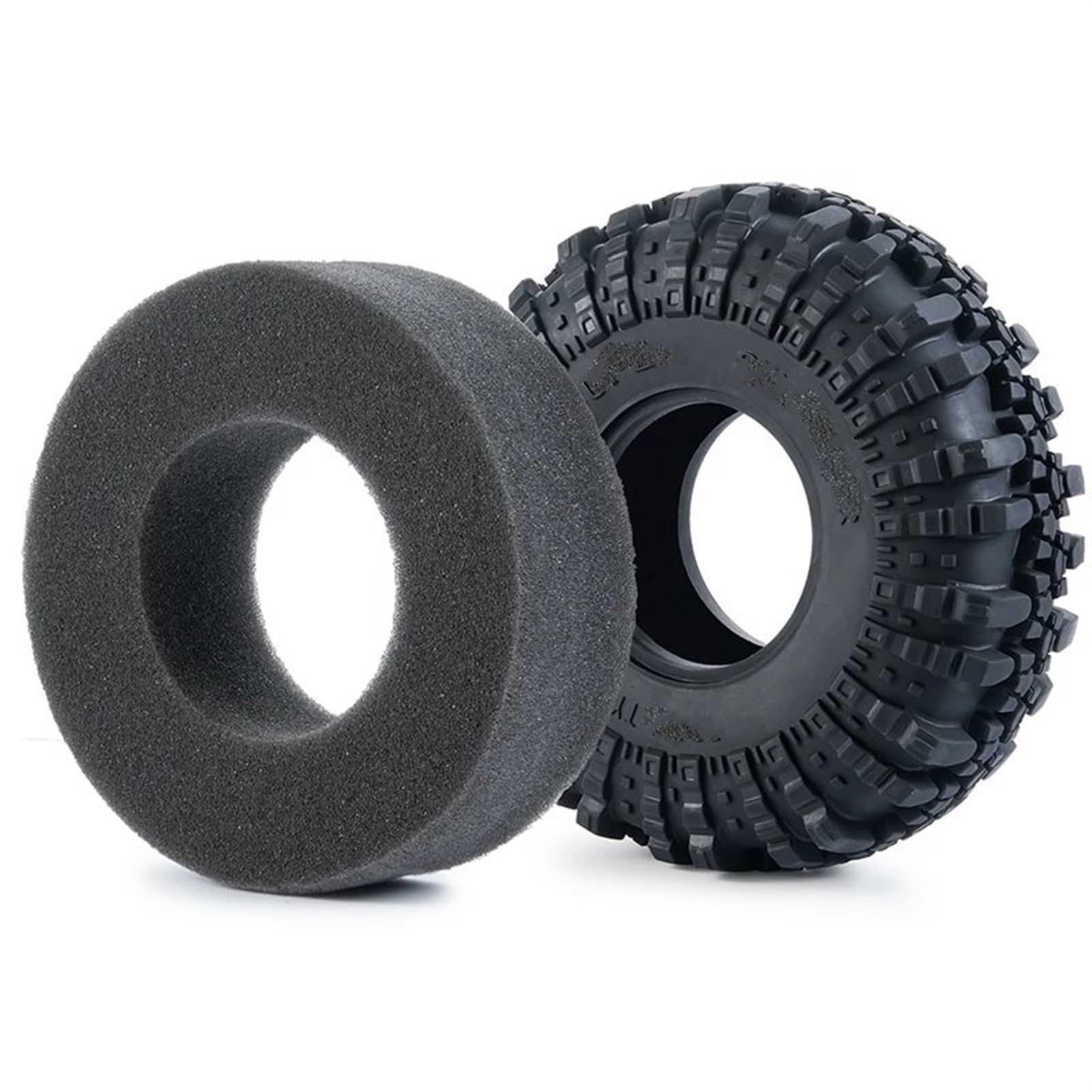 Compatibile Con Assiale Per Wraith SCX10 Per Capra Per Traxxas TRX4 TRX6 D90 4 Pezzi 137MM 2.2 Pneumatici In Gomma Per 1/10 RC Crawler Car RC Ruote Gomma