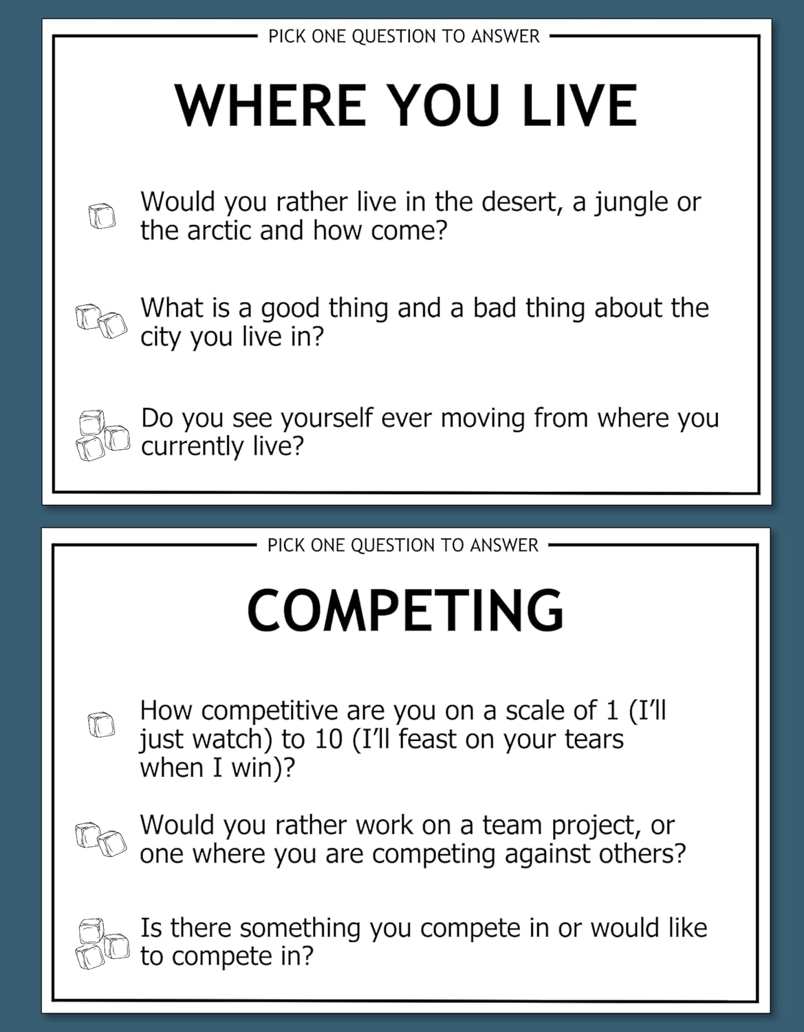 Office Icebreakers – Fun & Fast Conversation Cards for Work Team Building | Energize Meetings, Build Stronger Teams, and Make Work Cooler