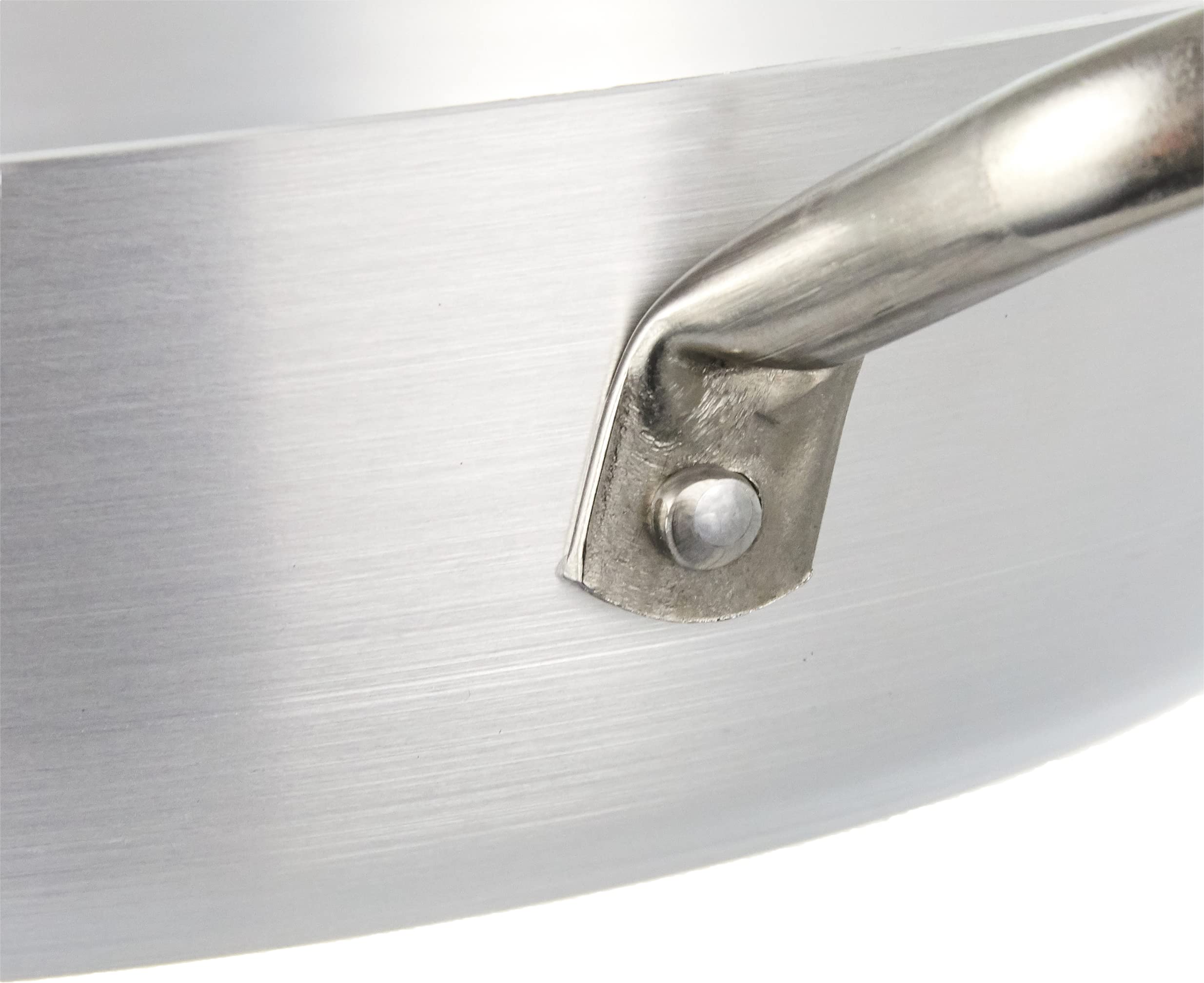 Pentole Agnelli Casserole Aluminium 2 Poignées 24 Cm - Inoxydable Et Robuste