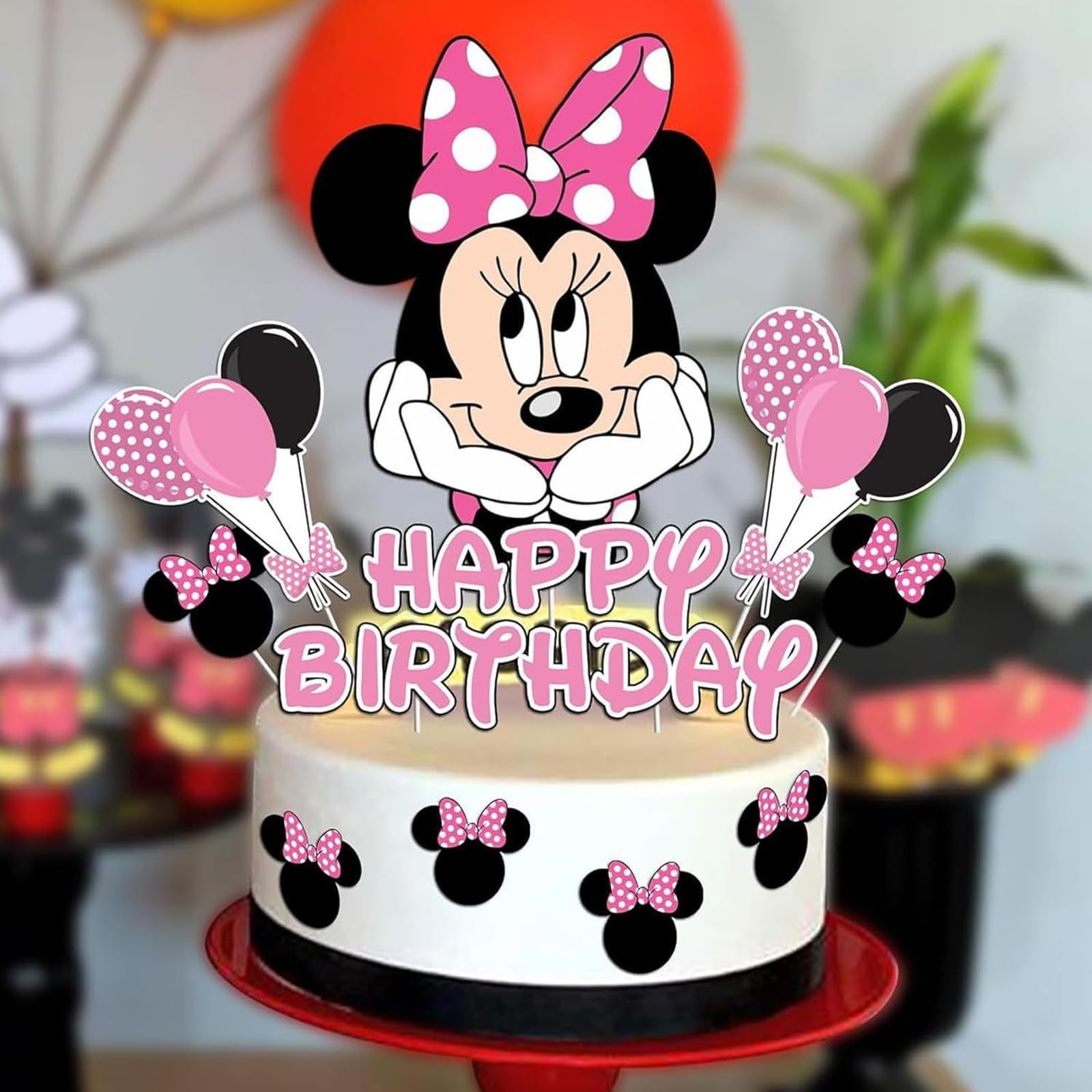 Cute Mouse Birthday Cake Toppers -5