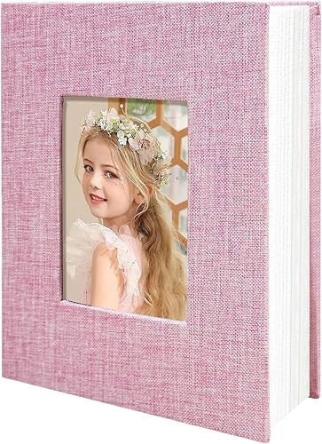 HoneyTolly Photo Album 4x6 100 Pockets for Wedding Gifts, Linen Hardcover Memory Book, Slip-in Picture Albums for for Wedding, Family, Anniversary, Baby, Vacation Pictures HoneyTolly Photo Album 4x6 100 Pockets for Wedding Gifts, Linen Hardcover Memory Book, Slip-in Picture Albums for for Wedding, Family, Anniversary, Baby, Vacation Pictures