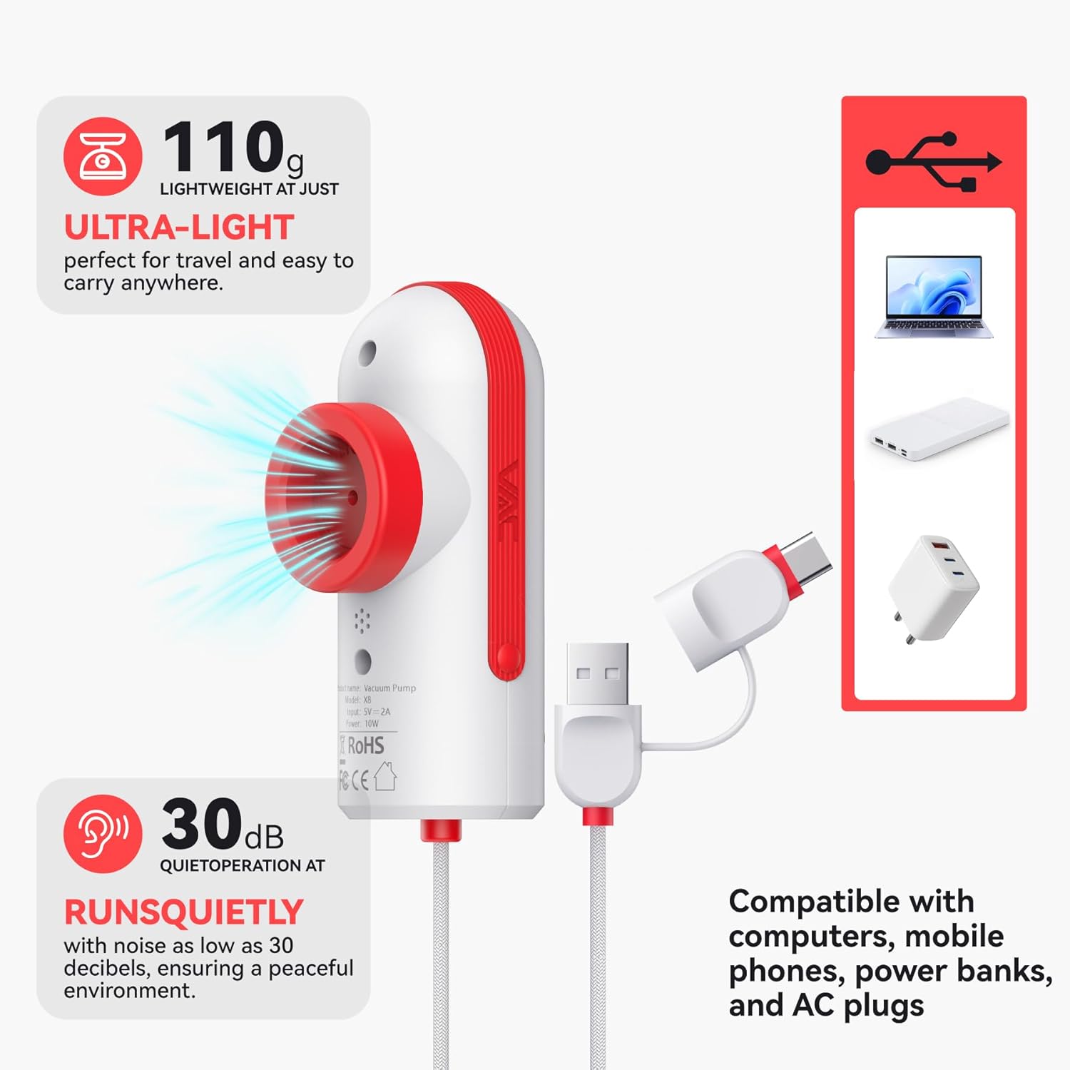 Travel Vacuum Storage Bags with Pump,Space Saver for Clothes and Clothing Travel