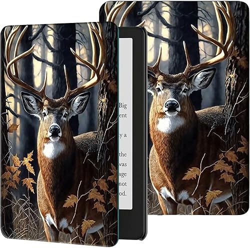 Vista 134 de Funda para Kindle de 6 pulgadas (11.ª generación, versión 2024/2022) delgada de piel sintética, ajustable, multiángulo, Smart Shell con función