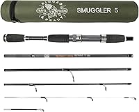 Vista 1 de Rigged and Ready Smuggler Series™ Travel Fishing Rods. Super Compact, 1 Spinning Rod and Reel Combo, 4 Spin, 1 Casting Rod + Cases. 2, 3 or 4 Tips.