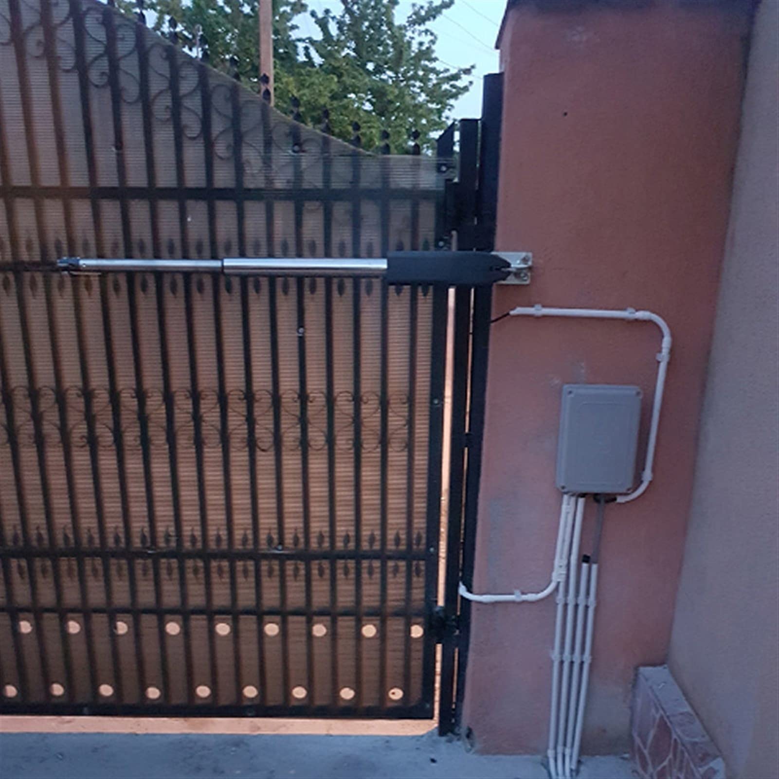 Abridor de Puertas Automatico, PKM-C02 Control remoto de la puerta remota de la puerta del abridor del abridor de la puerta del revestimiento de la puerta de giro automático de servicio pesado(Kit 1)