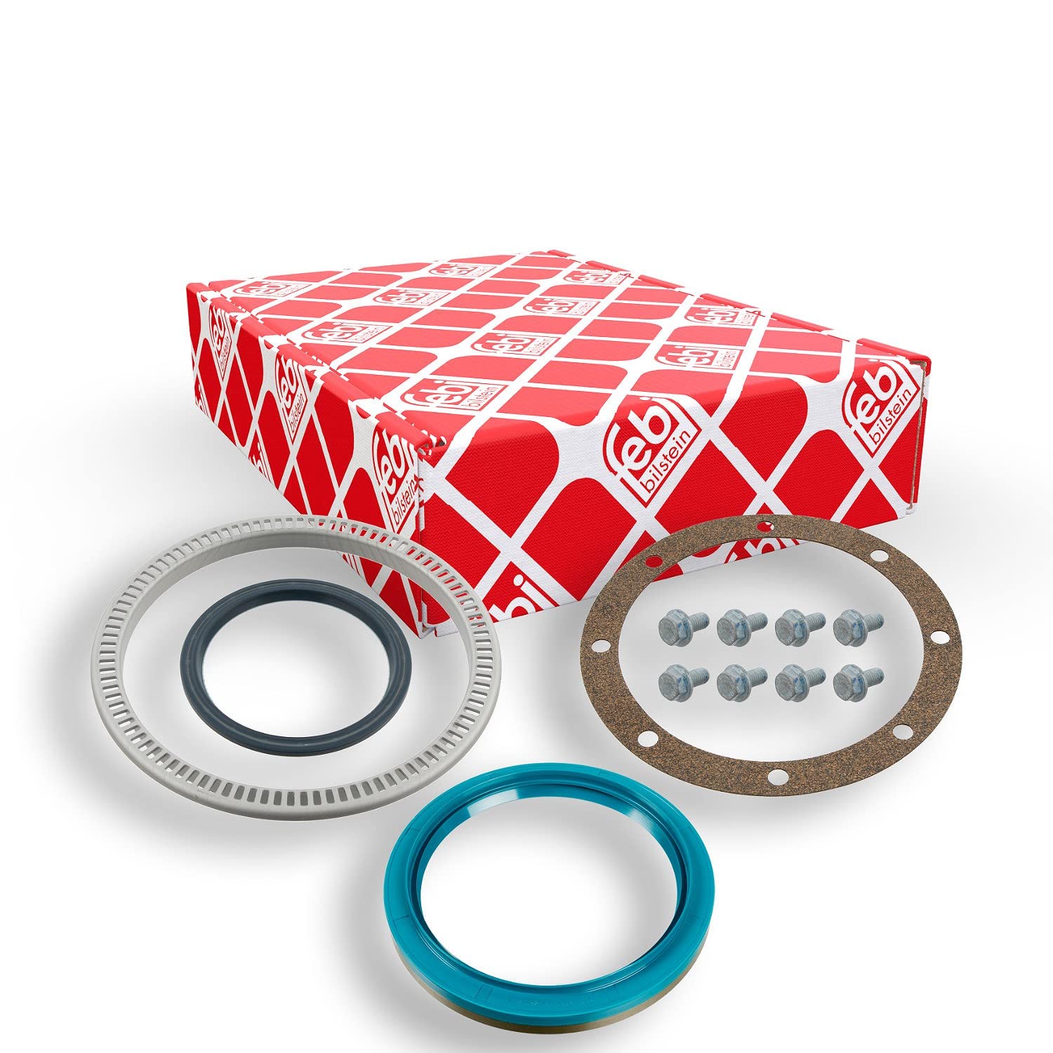 Febi Bilstein 28390 Kit Guarnizioni Mozzo Ruota Anteriore Sinistra Anteriore Destra Blu-image