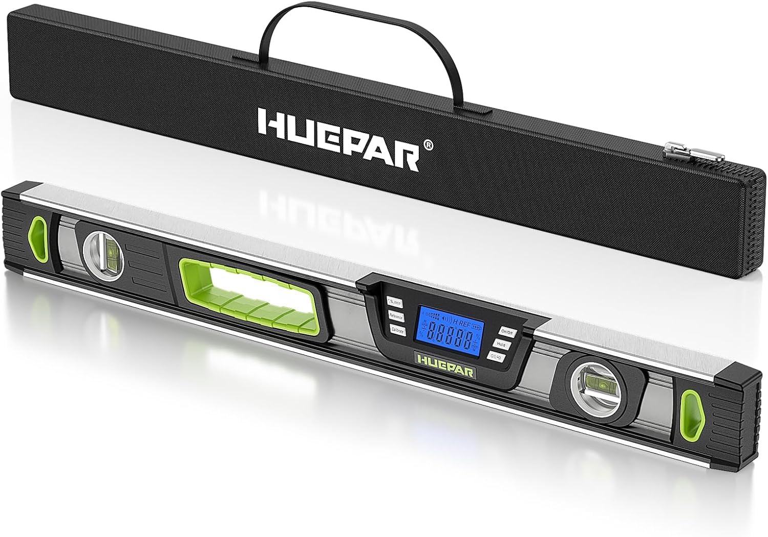 Huepar 60cm Niveau à Bulle Numérique avec Indicateur Audio Numérique,DL24