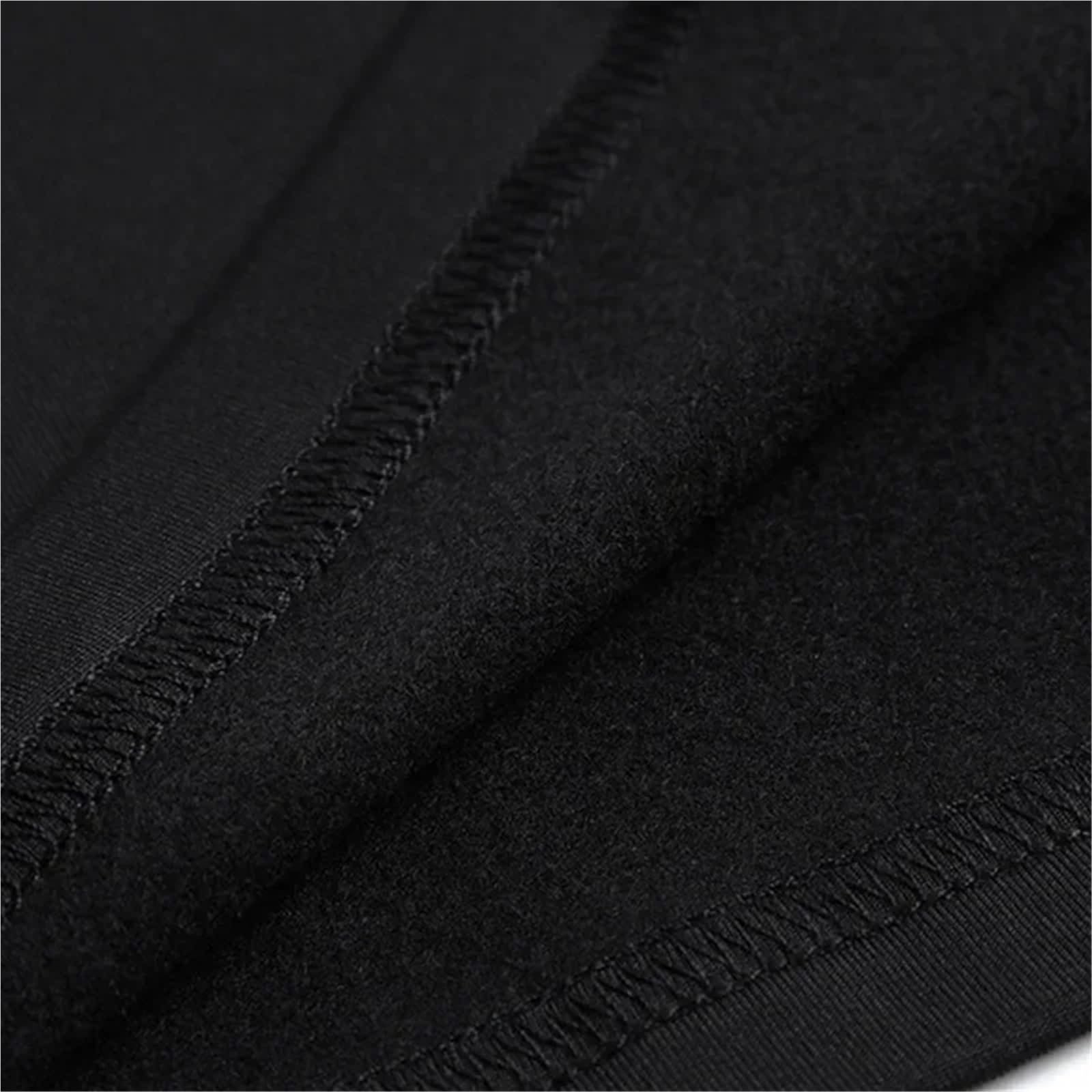 Set Termici Da Uomo Set da corsa da uomo autunno inverno caldo peluche aderente camicia sportiva top pantaloni legging set allenamento maschile fitness palestra abbigliamento sportivo Per Sci，Corsa(Bl