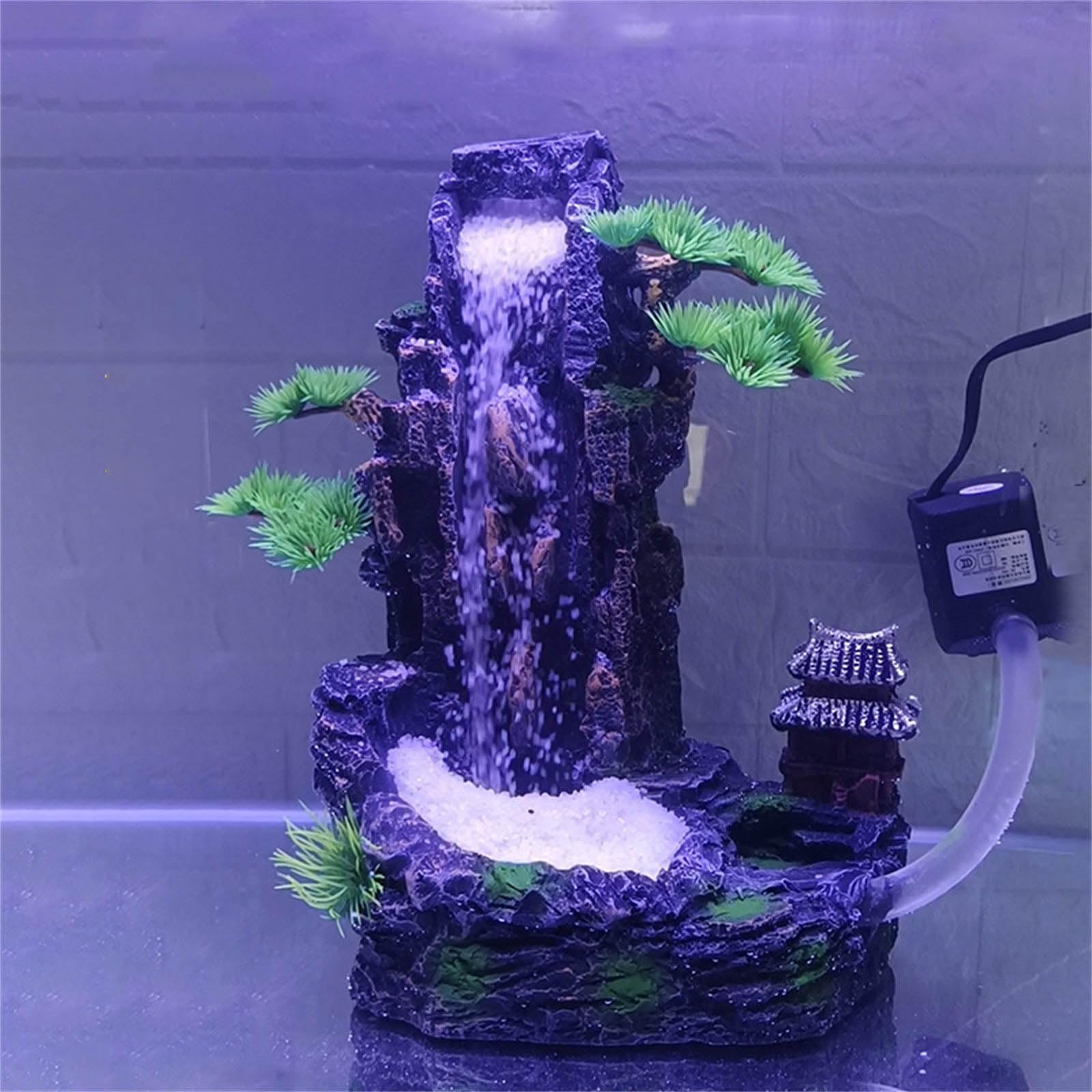 Rockery Tree Decorazione Acquario Resina Paesaggio Subacqueo Per Acquari Impostazione Dinamica Cascata Decori Acquario
