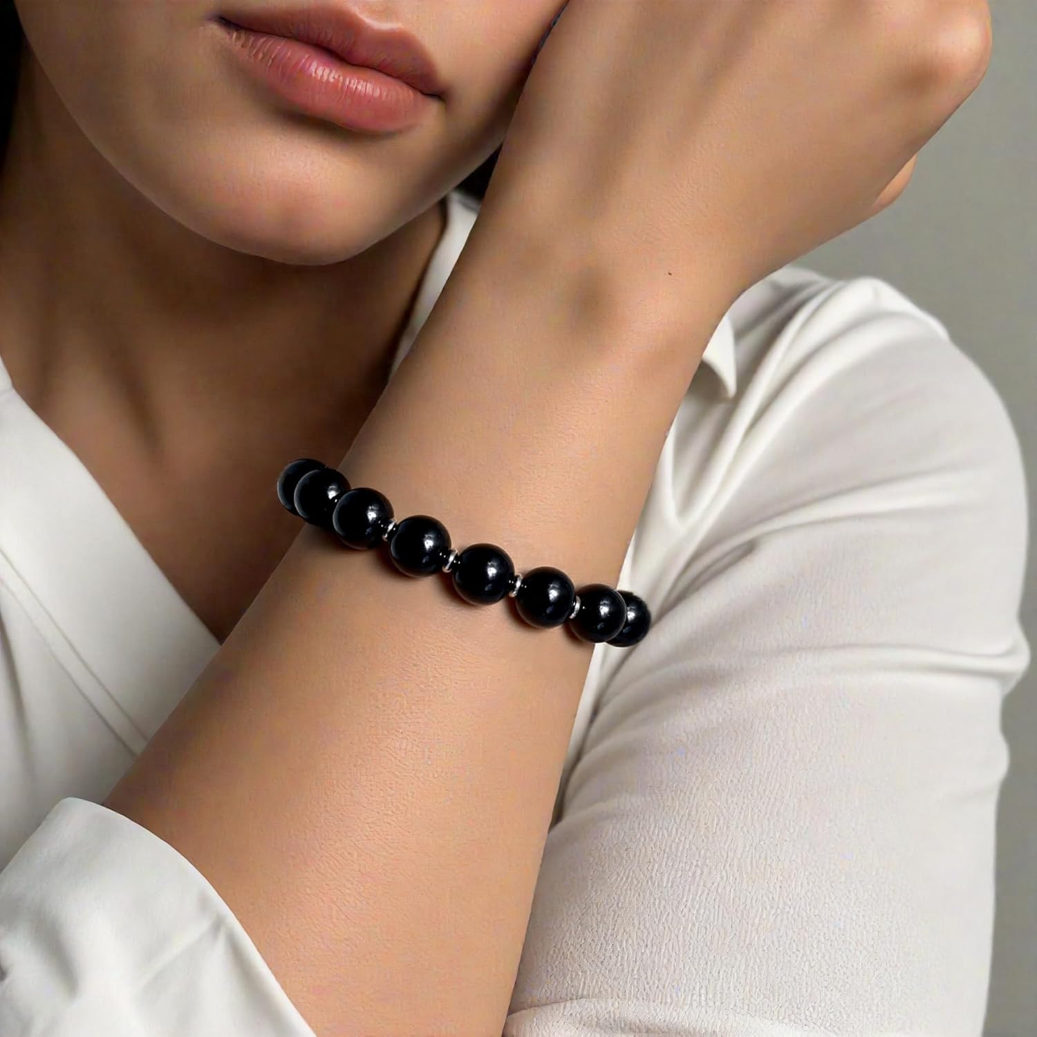 Feng Shui Natural Stone Bracelet – Natural Yellow Stone for Luck & Confidence Handmade 10mm Energy Jewelry for Men & Women Uplifting Gift with Gift Box - Image 4