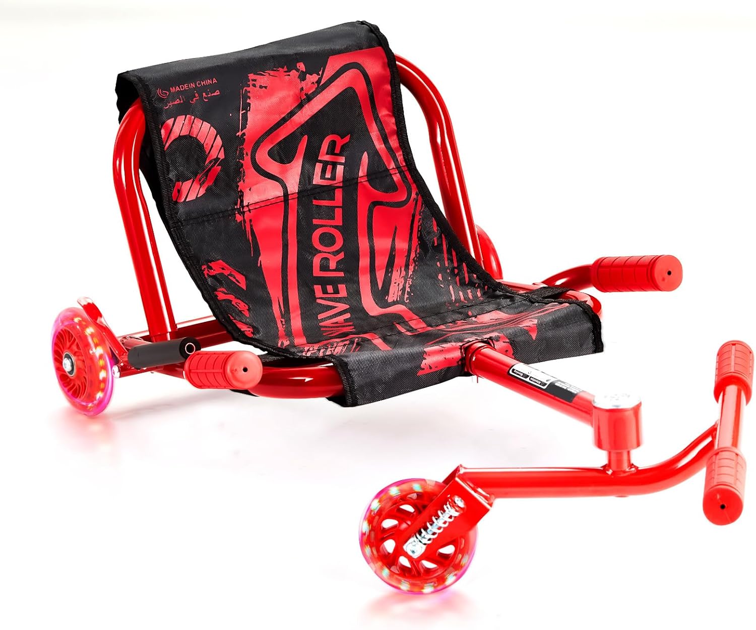 Happybuy Ride on Scooter with a Load Capacity of 198 lbs. Swing Side-to-Side for an Exciting Ride. Powered by Zig-Zag Motion. Drifting Toy for Ages 10+ and Rides on Any Hard Surface Indoors & Outdoors