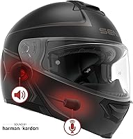 Vista 2 de Sena Impulse DOT Casco modular con Bluetooth abatible con sonido de Harman Kardon, casco de doble visera con sistema de intercomunicación de malla