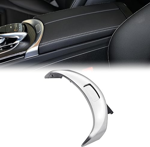FZJDSD Botón de liberación del reposabrazos de la cubierta de la consola delantera para Mercedes-Benz Clase C W205 C180 C200 C260 C300 C43 C63