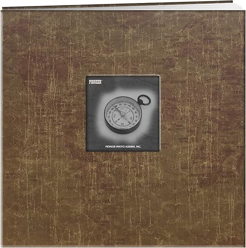 Pioneer MB-10MAP - Álbum de recortes de mapa del mundo, color marrón