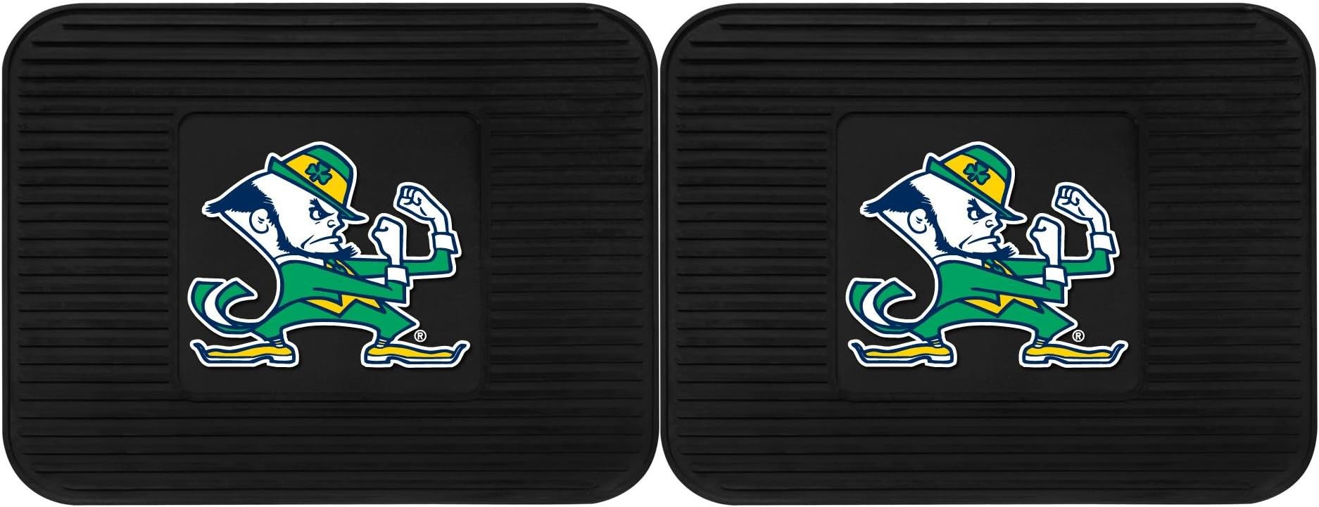 Notre Dame Backseat Utility Mats 2 Pack