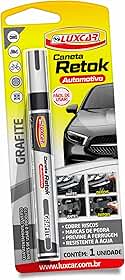 Luxcar - Caneta Retok Automotivo Tira Riscos - Cor Grafite