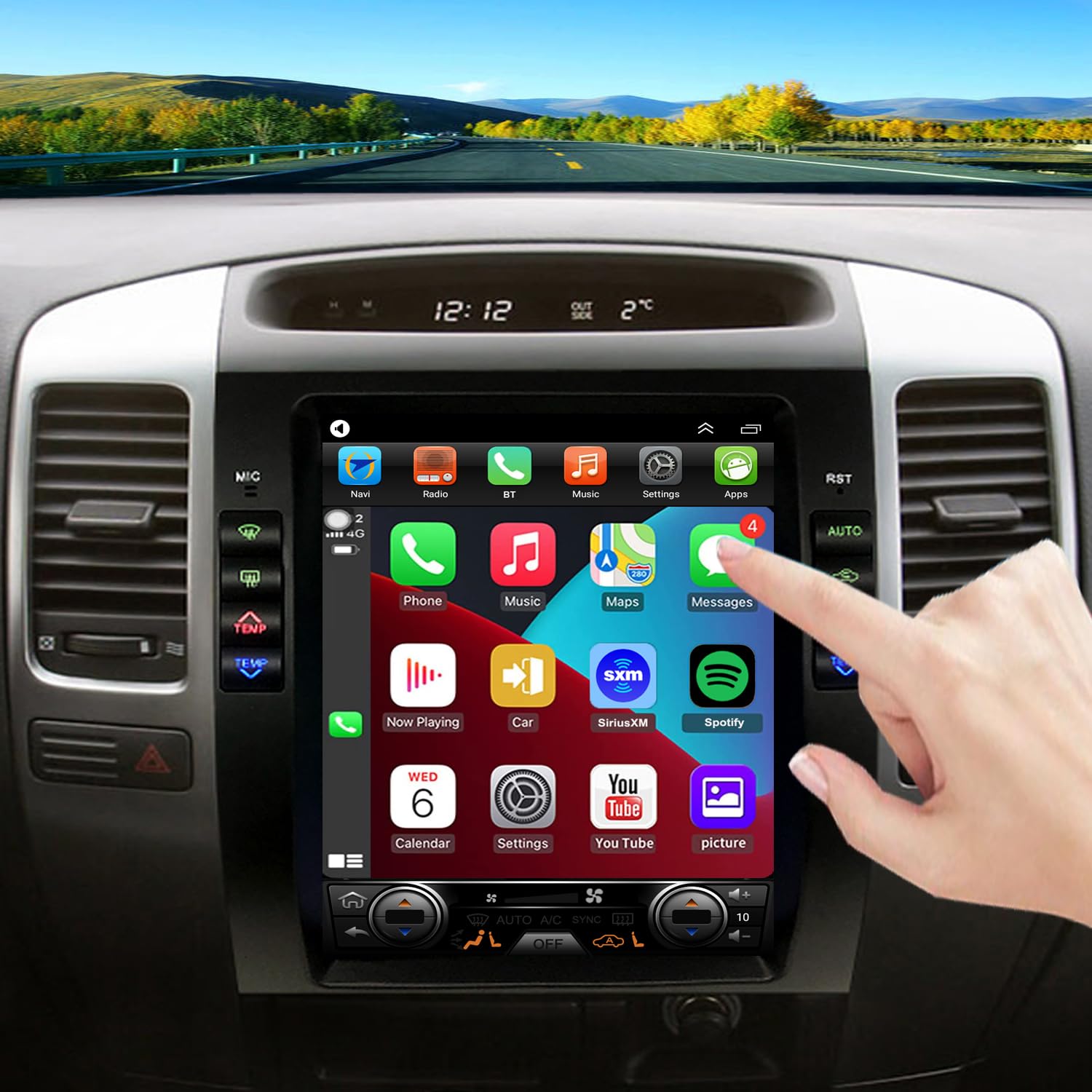 Photo 1 of for LEX GX470 Radio Upgrade 2002-2009,Android Stereo Replacement,8Core CPU,12.1inch IPS Touch Screen,Carplay and Android Auto,Free Camera