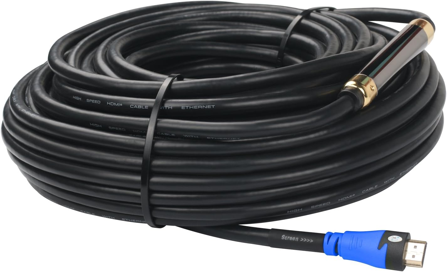 Bеѕt Sеllеr SHD HDMI Cable 75Feet with Booster 1080P HDMI Cord 2.0V with Built-in Signal Booster CL3 Rated for in-Wall Installation Support 3D,Ethernet,1080P