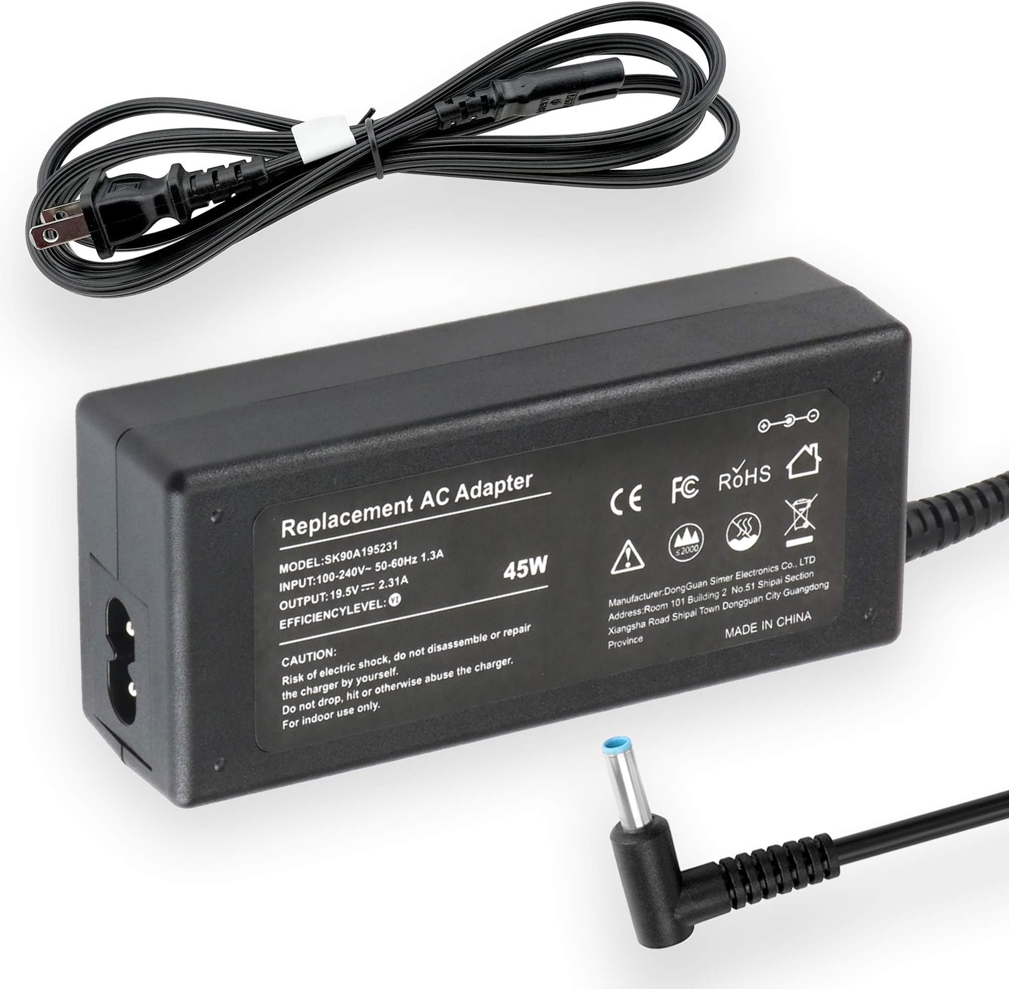 45W HP Pavilion 15-eh1010nf Adaptateur CA Chargeur - Europe