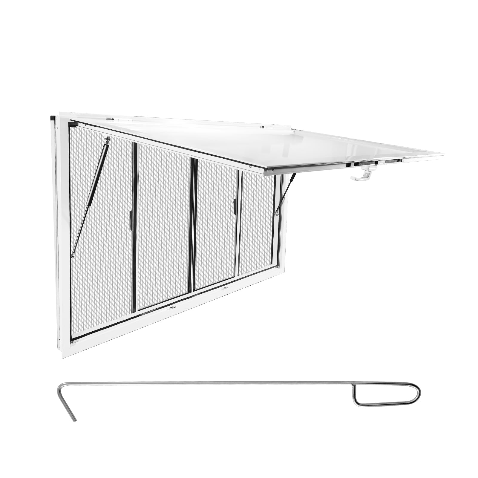 Photo 1 of Vlaeng Concession Window 60"x36" Aluminum Alloy Food Truck Window