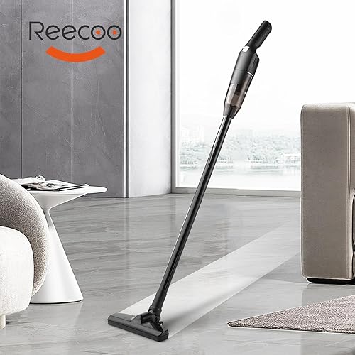 Miniatura 7 de REECOO Aspirador de mano Aspirador vertical Super Absorción Aspirador inalámbrico recargable con potente succión Mini aspiradora inalámbrica portátil