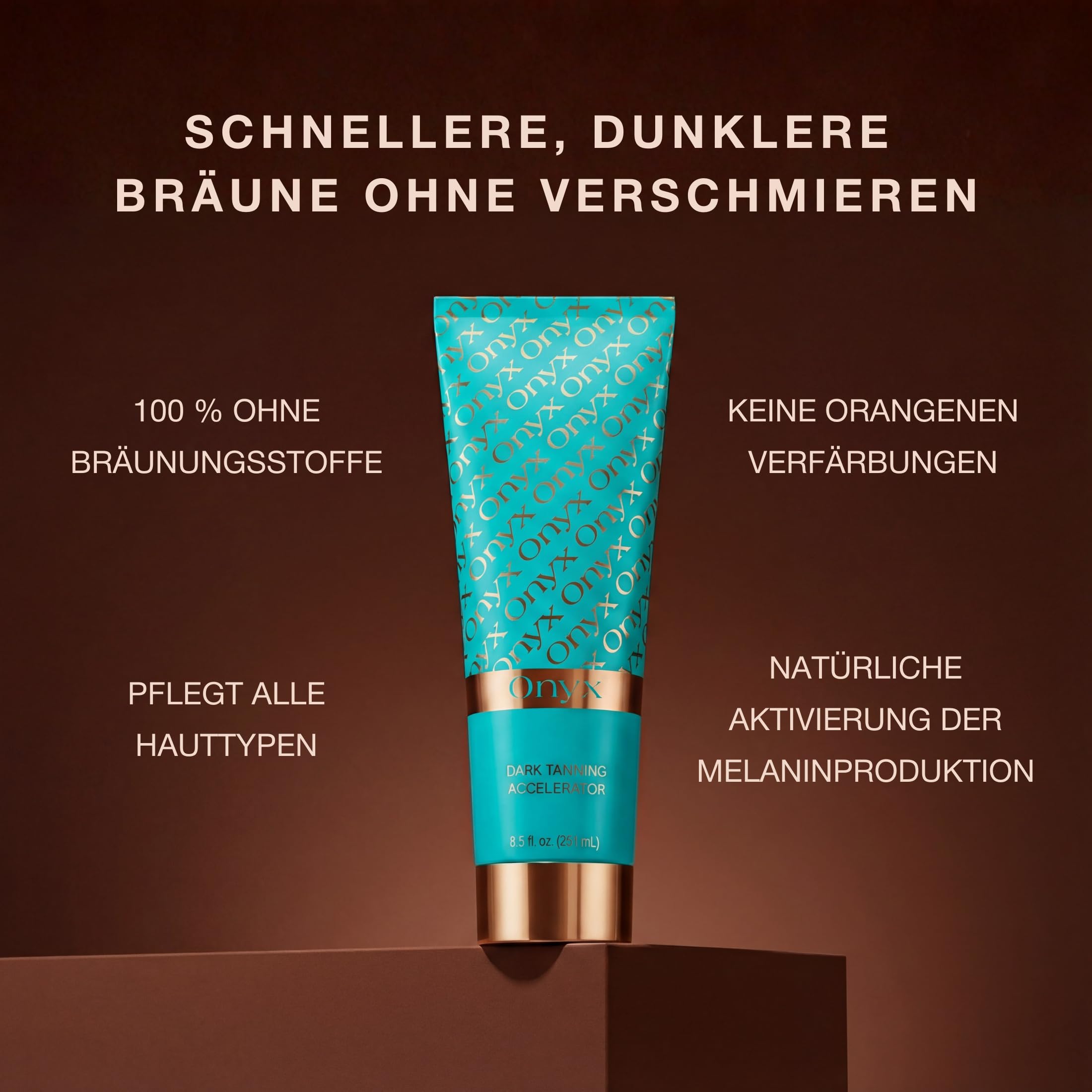 Onyx Stärkster Dark Tanning Accelerator | Bräunungsbeschleuniger & Lotion für Intensive Bräune | Für Solarium, Sonnenstudio & Außenbräune | Tiefe, Feuchtigkeitsspendende Bräune | Schnelleres Tanning