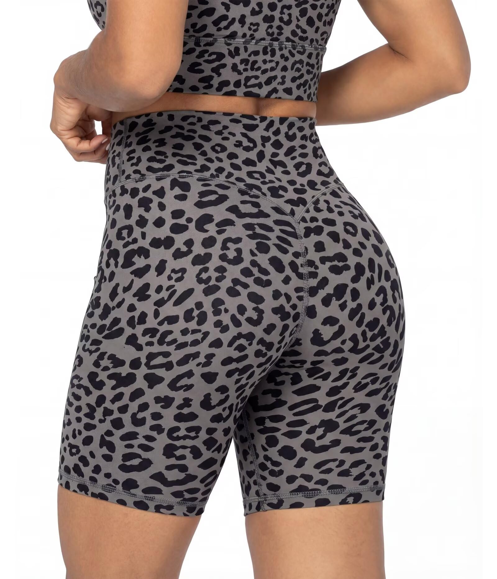 Sunzel No Front Seam High Waist Biker Shorts for Women, Squat Proof Yoga Workout Gym Bike Shorts