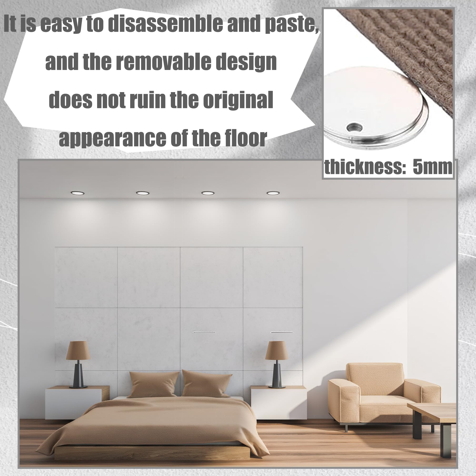 Dywan Na Targi 200 x 750 cm Izolujący Przed Zimnem I Wyciszający Kroki Nowoczesny Dywan Do Wnętrz Wytrzymałe Do Biura I Zastosowań Komercyjnych, brązowy