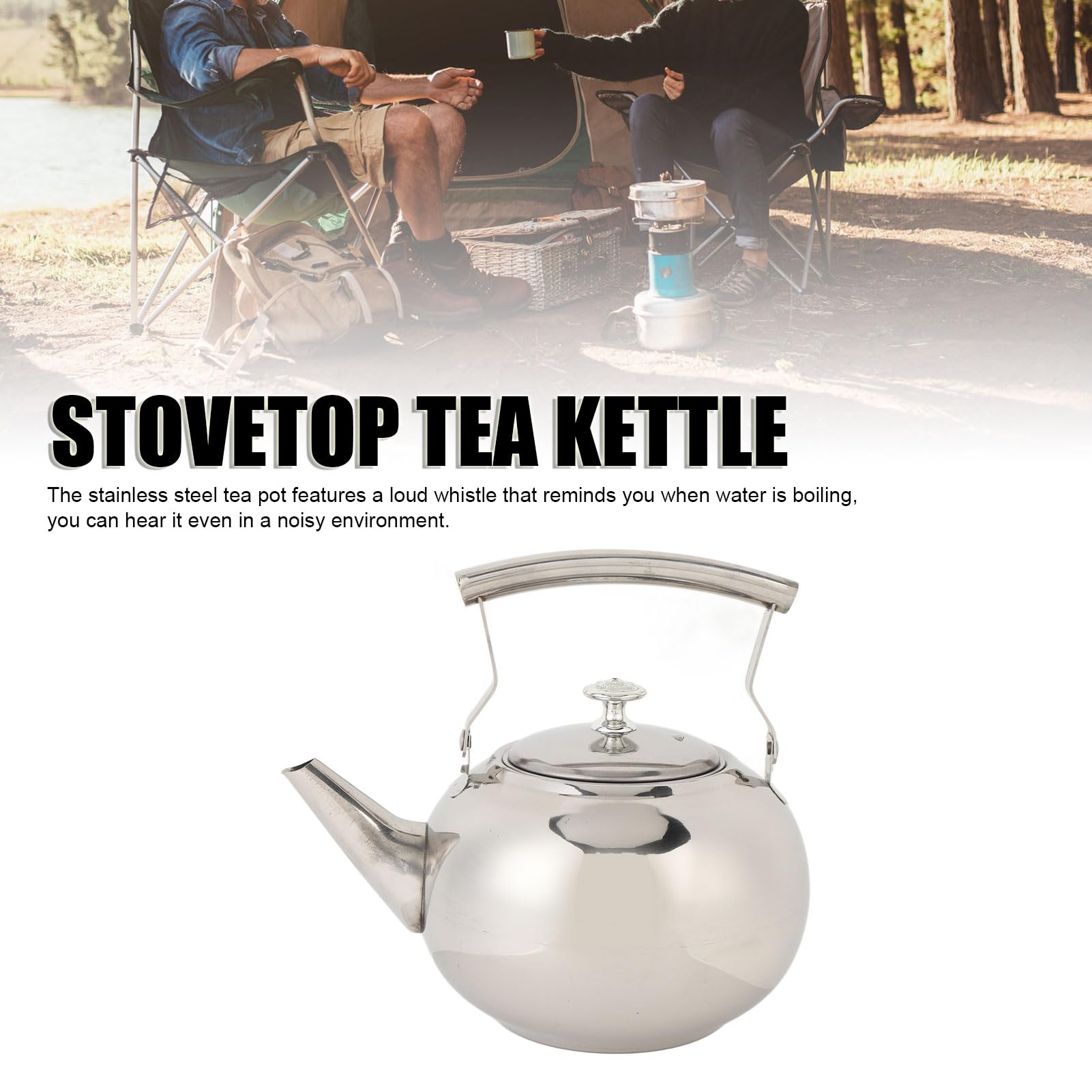 Czajnik ze stali nierdzewnej z filtrem i bezpieczną pokrywą do domu, gwizdek do herbaty do kuchenki gazowej, stal nierdzewna (1,5 l/1500 ml)