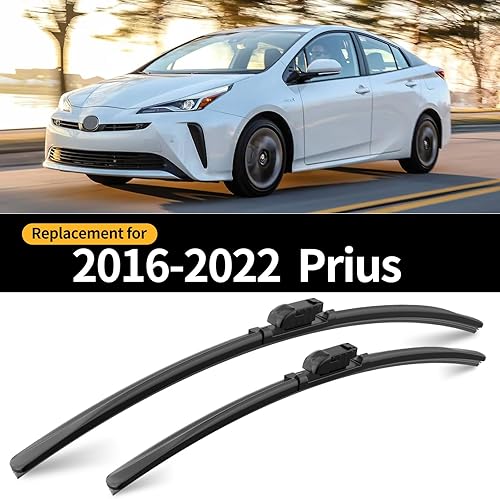 Miniatura 2 de Repuesto para limpiaparabrisas delantero con limpiaparabrisas trasero (no Prius C) 2016, 2017, 2018, 2019, 2020, 2021, 2022