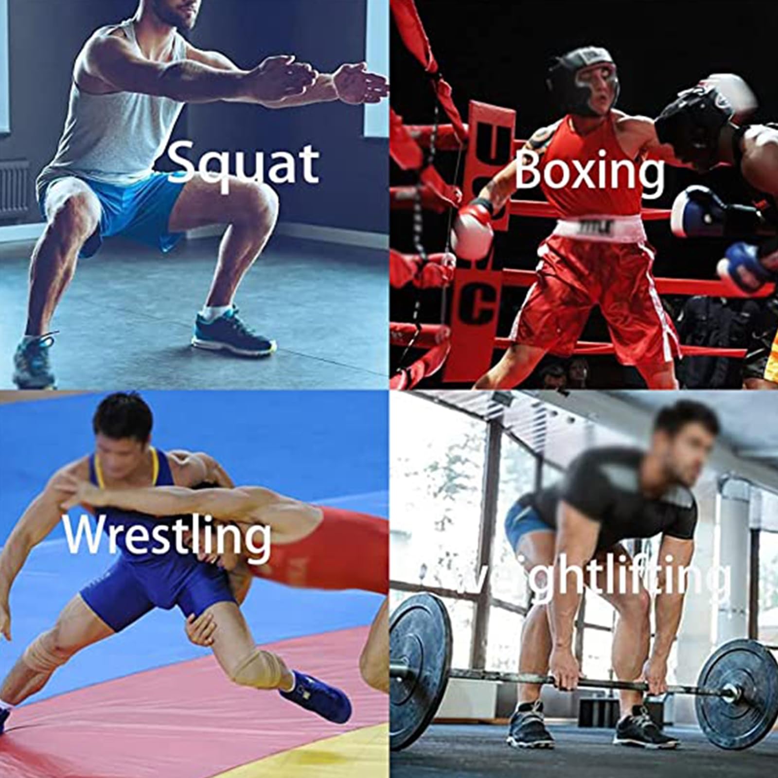 NGARY Botas De Boxeo Hombre, Zapatos De Lucha Unisex Mujeres Suela De Goma Zapatillas para Entrenar Artes Marciales Mixtas, Muay